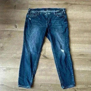 Silver Jeans.  Women’s size 18.  Elyse Skinny.  Excellent condition.